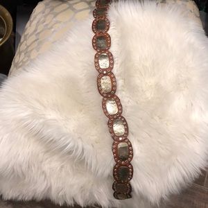 handmade Accessories - Boho leather and steel handmade belt handmade Accessories - Boho leather and steel handmade belt